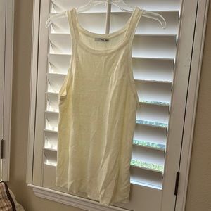 Cream colored Wildfred tank from Aritzia